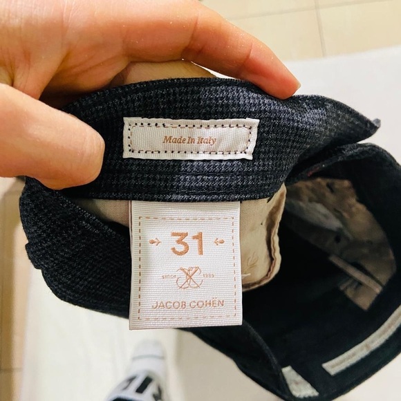 Jacob Cohen pants jeans Made in Italy 
Flannel wool material - Picture 6 of 6